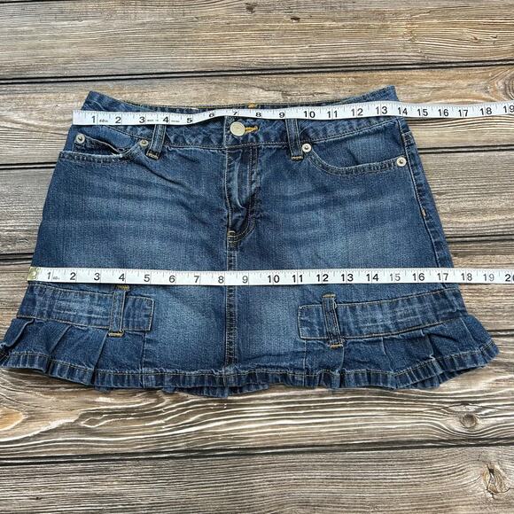 Vintage Y2K Denim Mini Skirt - Picture 5 of 7